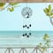 Glitzhome® Matte Black Metal Tree of Life Windchime with Bells